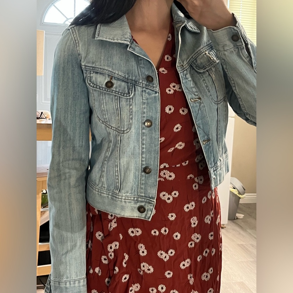 Forever 21 Blue Jean Jacket Classic Style